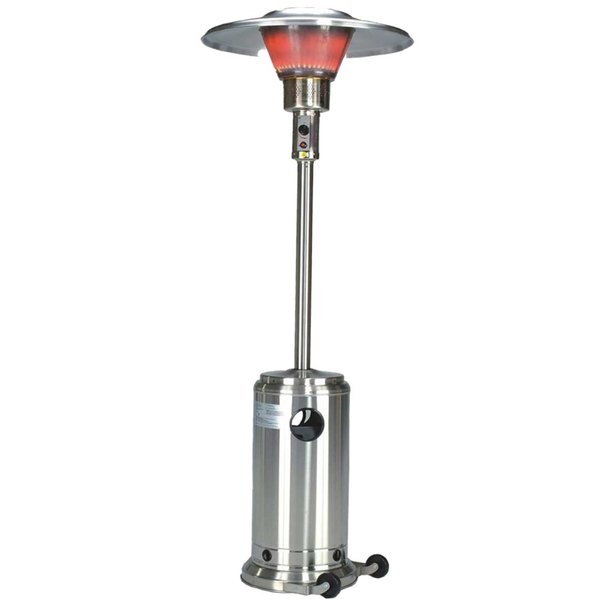 Hiland Commercial Patio Heater in Stainless Steel BURN-2650-SS